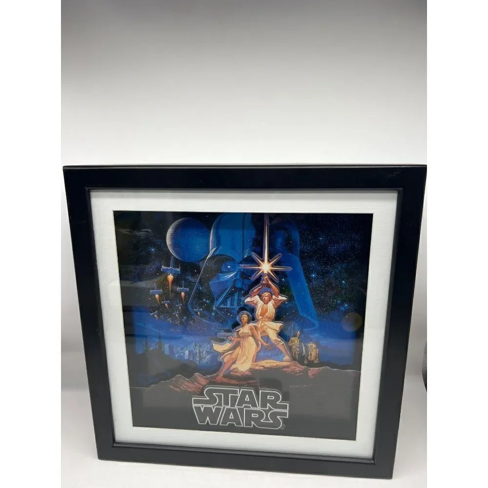 Star Wars New Hope 3D Shadow Box Wall Hanging Picture